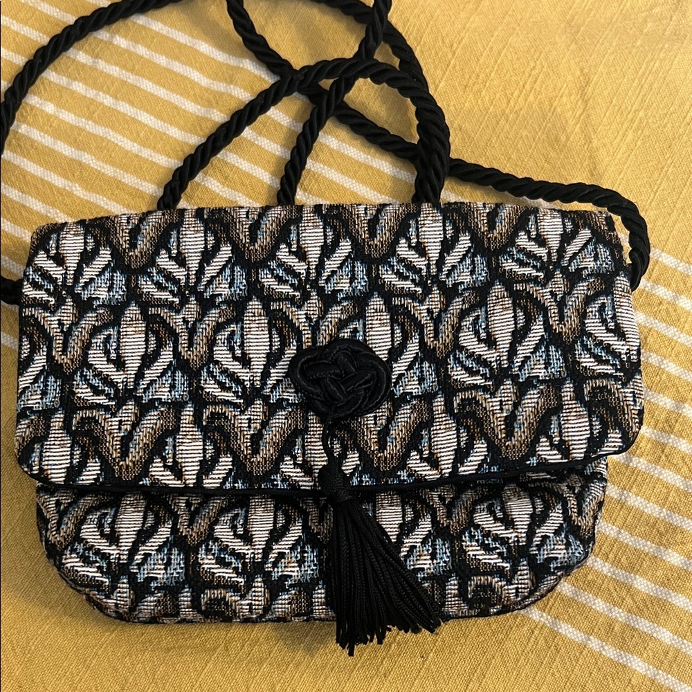 National Gallery of Art- Elegant Black and Brown Tapestry Women's Bag